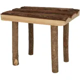 Kerbl Pet 81809 Nager Unterschlupf Nature, Unterstand Liegeplatz Sonnenschutz, Holz