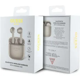 GUESS Kopfhörer Bluetooth GUTWST26PSD TWS + Dockingstation golden Classic EST Logo