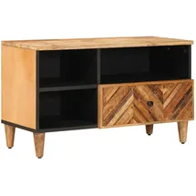 vidaXL Stauraumschränke Braun 80 x 33,5 x 46 cm Massivholz Mango
