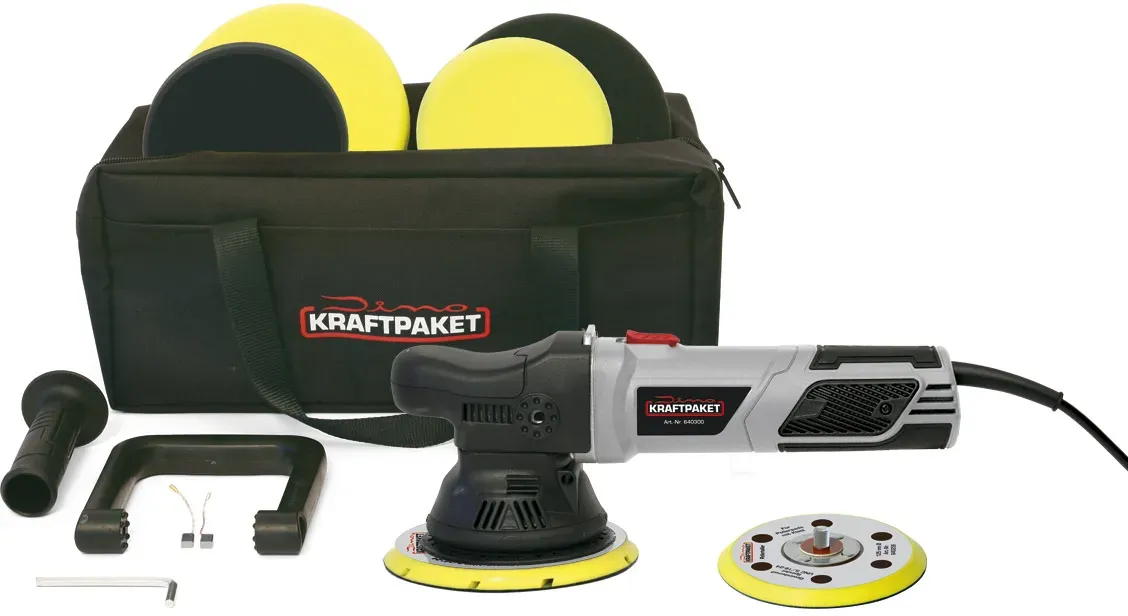 DINO Polieranlage KRAFTPAKET Exzenter Poliermaschine - XXL-Set 640301