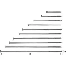 ede - simpson strong-tie Sparrennagel 6,0X210 Durchmesser 6mm Länge 210mm galvanischverzinktungehärtet