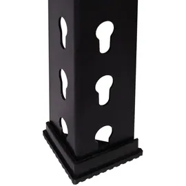 MCW Arbeitstisch Holz/Stahl 183x183x90cm schwarz