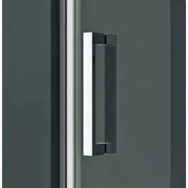 mai & mai Duschtür Nischentür Dusche Duschabtrennung Duschkabine 75cm Schwingtür 8mm ESG-Sicherheitsglas mit Nanobeschichtung Hebe-senk-mechanismus Klarglas Teramo36k