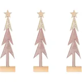 creativ home Dekobaum 31 cm rosa