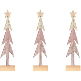 creativ home Dekobaum 31 cm rosa