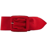 AnnaMatoni Ledergürtel, mit bezogener Schließe, rot