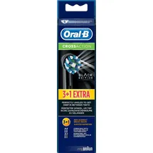 Oral-B CrossAction CleanMaximiser Black Edition Aufsteckbürste schwarz 4 St.