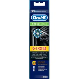 Oral-B CrossAction CleanMaximiser Black Edition Aufsteckbürste schwarz 4 St.
