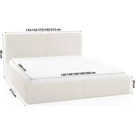 FEDVE Riberia Slim 200 x 200 cm Beige