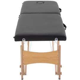 Homcom Massageliege Mobiler Massagetisch Höhenverstellbar Kosmetik Bank Holz