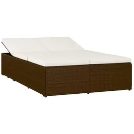 vidaXL Sonnenliege 200 x 121 x 67,5 cm braun