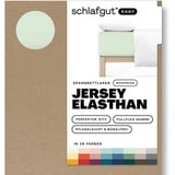 schlafgut Easy Jersey Elasthan Boxspring 120 x 130 - 200 x 220 cm green light