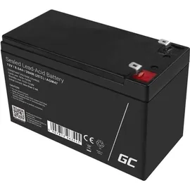 Green Cell AGM 12V 8,5Ah Akku Vlies Batterie VRLA Blei Bleiakku Ersatzakku Versorgungsbatterie AGM47 (8.50 Ah,