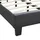 CARO-Möbel Polsterbett CARIBO 120x200 cm, Bett mit Kunstleder in schwarz Textil, Mode, - 120x200