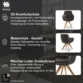 Musterring Esszimmerstuhl Tavia Leder braun