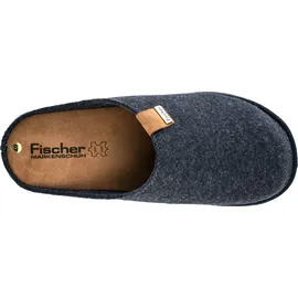 Fischer Markenschuh Helge Hausschuh Blau 42