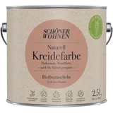 Wandfarbe Kreidefarbe Schöner Wohnen Gedecktes Rostrot 2,5L + Farbroller-Set