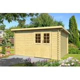 44 mm Gartenhaus ISO 400x300 cm Holzhaus Gerätehaus Schuppen Hütte 4x3 m