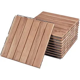 casa.pro Gartenbodenbelag Alliste 30 x 30 cm beige