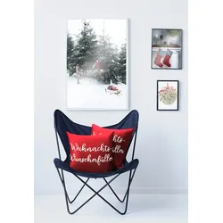 Kissenhülle APELT "5820", rot, B:46cm L:46cm, Polyester, Polyester, Kissenbezüge
