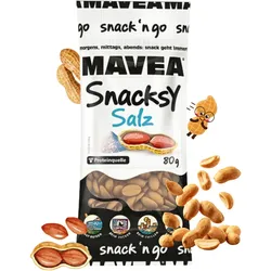 MAVEA Erdnüsse schonend ger√∂stet und fein gesalzen 80g