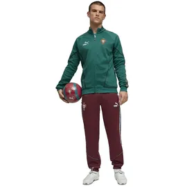 Puma Portugal King Anthem Trainingsjacke Green Lagoon/Ruby Shimmer M