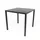 GRANDSOLEIL Brunch Gartentisch 80 x 80 x 75 cm Schwarz