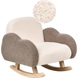 Kinderschaukelstuhl Wolke SKARE Bouclé Beige
