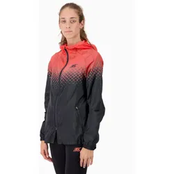 Abie Damen Sportwindjacke Schwarz-Pink L