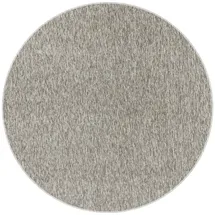 KADIMA DESIGN Teppich Beige, Textil, Uni, Rund, 200x200 cm, – Böden, Teppiche