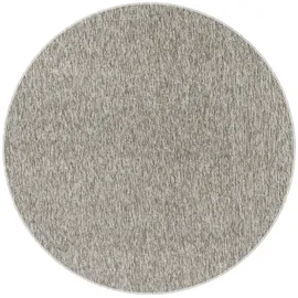 KADIMA DESIGN Teppich Beige, Textil, Uni, Rund, 200x200 cm, – Böden, Teppiche
