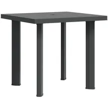 vidaXL Gartentisch 80 x 75 x 72 cm anthrazit