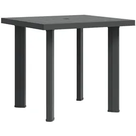 vidaXL Gartentisch 80 x 75 x 72 cm anthrazit