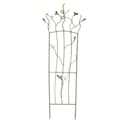 DanDiBo Rankhilfe JD2-12024 Rankgitter aus Metall H-136 cm B-49 cm Kletterhilfe Zaun