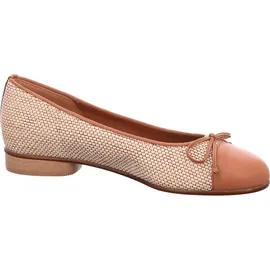 Gabor Pumps beige braun Bast Ballerinas 85.102.48 für Damen, braun, Größe 42 EU / 8 UK