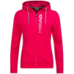Head Kapuzenjacke (Hoodie) Club Greta (Baumwollmix) magenta Damen