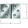 august vormann gmbh & co.kg Tür-Scharnier breit 504100Z 100 x 145 mm