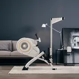 Sportplus Rudergerät für zuhause mit Luftwiderstand (8 Stufen), rower machine, Rudergerät Luft, leise & flüssig trainieren,