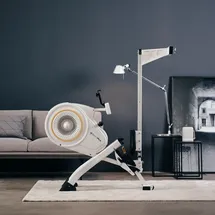 Sportplus Rudergerät für zuhause mit Luftwiderstand (8 Stufen), rower machine, Rudergerät Luft, leise & flüssig trainieren,