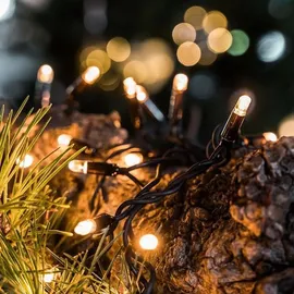 Sirius LED-Lichterkette 9 m Schwarz warmweiß