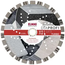 ELMAG DiaProfi-Diamantscheibe UNI-TURBO Ø300mm Bohrung: 25,4mm (für Trocken- und Nassschnitt)