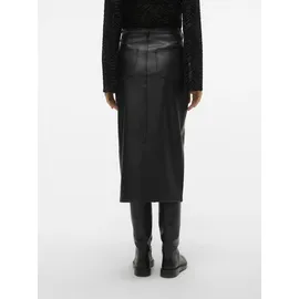 Vero Moda Lederimitatrock Damen Schwarz 40