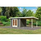 Karibu Rabensee 1 6,64 x 3,32 m Grau
