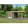 Karibu Rabensee 1 6,64 x 3,32 m Grau