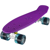 Ridge 22" Mini Cruiser Board Retro Skateboard, komplett, in lila, völlig in der EU entworfen und hergestellt