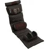 Komplette Massagematte, Elektrische Massagematte Mit 9 Modi, Beheizbare Und Vibrierende Massagematte 36 W, 130 X 49 Cm