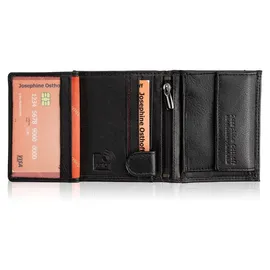 Josephine Osthoff Handtaschen-Manufaktur Josephine Osthoff Geldbörse Unisex Portemonnaie schwarz