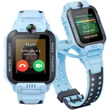 imoo Z7 Kinder Smartwatch, 4G Smartwatch Kinder mit GPS und Telefon, Kids Smart Watch mit HD-Video & Sprachanruf, Kinder GPS Uhr, IPX8-Wasserbeständigkeit beim Schwimmen (Blau, Z7)