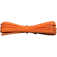 Fabmania® 2 mm gewachste Schnürsenkel – Orange – 140 cm - Länge 140cm