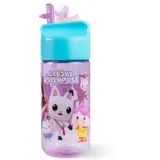 p:os Gabbys Dollhouse Trinkflasche mit Strohhalm